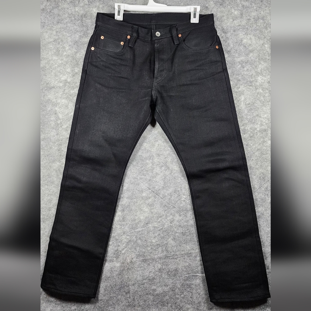 Iron Heart Selvedge 8301S 21oz Extra Heavy Denim Black Jeans Size 32x36